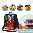 thumbnail image 4 of Terrifier Insulated Lunch Bags Bento Bag Zipper Portable Lunch-Box Shoulder Bag With Adjustable Shoulder Strap, 4 of 9