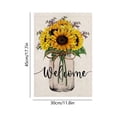 thumbnail image 3 of Spring Welcome Garden Flag 12x18 Inch, Mailbox Decor, Seasonal Outdoor Linen Double Sided Spring Summer Sunflower Flags for Yard Outside Holiday Farmhouse Decorations, 3 of 6