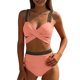 thumbnail image 2 of Trajes de baño para mujer, conjunto de traje de baño camisola sin espalda de color sólido informal y de moda para mujer, trajes de baño para mujer, trajes de baño para mujer, traje de baño para mujer,, 2 of 6