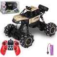 thumbnail image 4 of RC Car Off Road Truck Remote Control Car Monster Truck 1:16 Control RC 2.4G 4WD Dual Motors,All Terrain Hobby Truck Black and Golden, 4 of 10