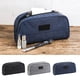 thumbnail image 1 of Neceser de Viaje, Organizador Impermeable para Afeitado, Gran Capacidad para Artículos Esenciales de Baño, Plegable y Compacto, Diseño Unisex, Negro, Azul y Gris, Tamaño 22 X 7 X 12 Cm., 1 of 7