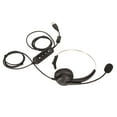 thumbnail image 2 of Telephone Headset, Noise Reduction USB Monaural Headset Mic Mute Lightweight Comfortable  For Home For Call Centers, 2 of 8