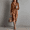 Brown, variant on Midi Dresses for Women Corduroy Long Sleeve Button Down Shirt Dress Loose Fit Lapel Front Slit Tunic Dress Vintage Womens Fall Outfits with Pockets