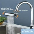 thumbnail image 5 of Chmadoxn Waterfall Kitchen Faucet,360°Swivel Faucet Extender for Kitchen Sink,Splash-Proof Kitchen Faucet Head Replacement,High Arc Sink Faucet Suitable for Washing Fruit Vegetable, 5 of 9