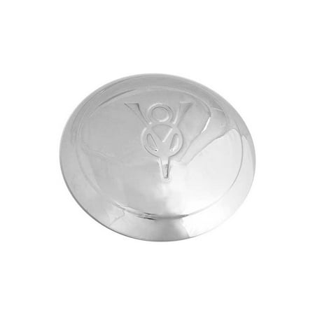 Auto Hub - MACs Auto Parts Premier Products 47-14601 Hub Cap - V8 Embossed - Stainless Steel - 5-3/4 - Ford Pickup Truck