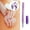 Purple, variant on HOARBOEG Watercolor Acrylic Marker Pen for Nail Art - 5ml (0.17oz) DIY Hand Drawn Dots & Hooks, No Baking Required, Multi-Functional Graffiti Pen for Nails & Crafts, Soft Tip