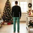 thumbnail image 5 of Christmas Pjs Family Matching Sets 2 Piece Set Holiday Party Pjs Loungewear Novelty Cute Plaid Xmas Tree Family Photo Outfits, 5 of 6