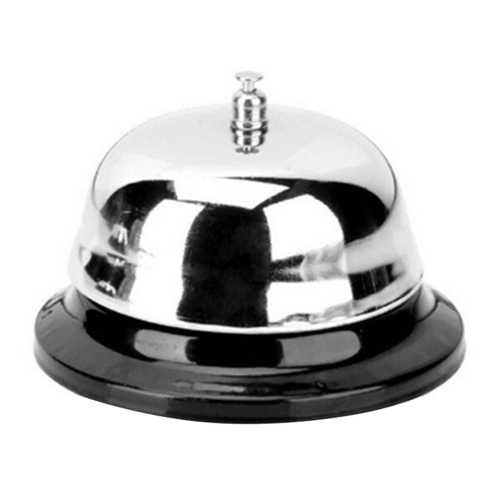 Call Bell Stainless Steel Metal Service Bell Call Desk Kitchen Hotel Counter
