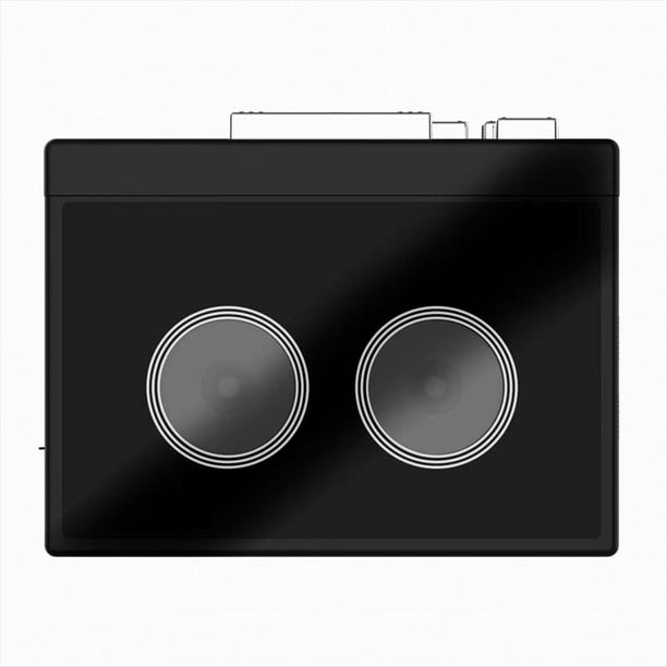 Radio Portátil Retro Nostálgica con Reproductor de Casetes y Altavoz Bluetooth Inalámbrico con Función de Reproducción, Rápido, Rebobinado y Cambio Automático.