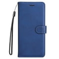 thumbnail image 3 of SaniMore for iPhone 14 Pro Case, with RFID Blocking [2 Card Slots] PU Leather Cover with Detachable Hand Strap Flip Kickstand Magnetic Wallet Cover for iPhone 14 Pro, Blue, 3 of 9