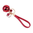thumbnail image 4 of Miangastore 2pcs of One Bag Metal Colored Bell Key Chain Adorable Bag Hanging Pendant Creative Bell Key Rings (Red 14cm), 4 of 8