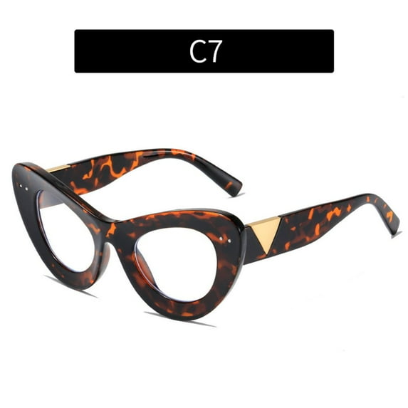 Retro Brand Designer Beach Glasses UV400 Oversized Sunglasses for Men Women Sunglasses Cat Eye C7