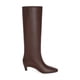 thumbnail image 3 of Modatope Knee High Boots Women Square Toe Kitten Heel Tall Boots Womens Fashion Long Boots, 3 of 4