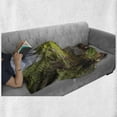 thumbnail image 6 of Yosemite Soft Flannel Fleece Blanket, Small Spring Forest Distant Mountain Picture of Yosemite National Park Landscape Print, Cozy Plush for Indoor and Outdoor Use, 50" x 60", Green, by Ambesonne, 6 of 6