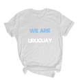 thumbnail image 4 of Gamivast "We Are Uruguay" Graphic T-Shirt for Women Soccer Fan Apparel Short Sleeve Crew Neck Tee Soft Lightweight Summer Sports Everyday Comfortable Top White XXL, 4 of 5