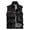 Black, variant on Vintage Ripped Denim Vest Jacket For Women Frayed Hem Sleeveless Down Down Jean Jacket With Pocket Slim Outwear