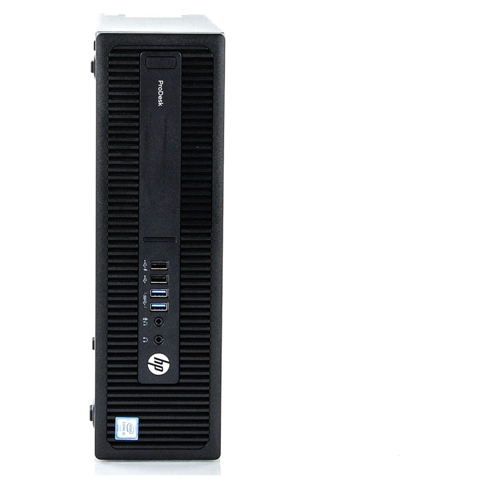 HP ProDesk 600 G2 SF Desktop Tower Computer, Intel Core i5, 8GB RAM, 256GB SSD, Windows 10 Pro, Black (Used) - image 2 of 6