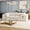 White, variant on 78.8"W Corduroy 2 Seater Cloud Loveseat Couch, High-Density Foam Lounge Sofa in a Box, Comfy Boneless Couch with Throw Pillow, Removable Cushion, Modular Sectional Sofa for Living Room/Bedroom