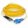 thumbnail image 2 of AddOn 2m ST to SC Yellow OS2 Duplex OFNR Riser-Rated SMF Fiber Patch Cable, 2 of 8
