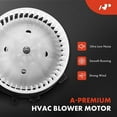 thumbnail image 3 of A-Premium HVAC Heater Blower Motor Assembly with Brushless Motor Compatible with Lexus Vehicles - ES300h, RX350, RX450h, 2014-2015 - Front Side, Replace# 8710333110, 3 of 7