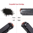 thumbnail image 5 of 125 Black Toner Cartridge|4-Pack Compatible Toner Cartridge for Canon 125 CRG125 for Canon Imageclass LBP6000 MF3010 Printer Ink Toner, 5 of 5
