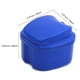thumbnail image 2 of Estuche para baño de dentaduras postizas, paquete de 2 unidades, color azul claro y azul, 2 of 7