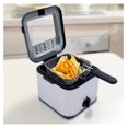 Electric Deep Fryer with Basket 1000W, 2.5L Oil Container, Adjustable