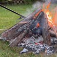thumbnail image 2 of CKLT Heavy Duty Fire Tongs Set, 28 inch Fire Poker and Log Grabber Set for Fireplace and Camping Fire Pit Use, Portable Rustproof Safely Firewood Tools, 2 of 6