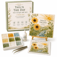 thumbnail image 2 of Psalms of Comfort & Strength Sea Glass Art Kit, Beginner Christian Mosaic Kit with Sea Glass, Adhesive, Tweezers and Easel, Relaxing Adult Craft and Bible Verse Decor, 2 of 7