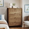 thumbnail image 2 of Gymax Armoire de Rangement de 425 Po de Hauteur avec Mécanisme d'Emboîtement, Pattes en Métal pour Garde-Robe, 2 of 10