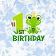 thumbnail image 4 of Inktastic 1st Birthday Prince Frog Boys Baby Bodysuit, 4 of 5