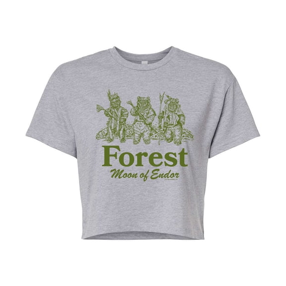 Star Wars - Forest Moon Endor Ewoks - Juniors Cropped Tee