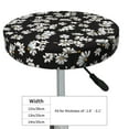 thumbnail image 4 of Gukieu Daisies Flowers Print Round Chair Cover, Dust-proof and Non-slip Bar Chair Protective Cover, Suitable for Bars, Restaurants, Offices-13 inch, 4 of 7
