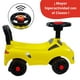 thumbnail image 2 of Montable para Niños THE BABY SHOP Correpasillos 48 cm con Respaldo Amarillo, 2 of 6