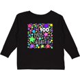 thumbnail image 3 of Inktastic 100 Days of School Pastel Stars Boys or Girls Long Sleeve Toddler T-Shirt, 3 of 5
