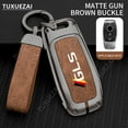 thumbnail image 5 of Car Key Housing For Mercedes Benz GLS A 3 buttons Zinc alloy+leather Car Key Shell E Class E43 W213 S Class G500 GLB ML GLK, 5 of 5