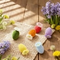 thumbnail image 7 of EWASWON Easter Table Decorations Set 6-Piece, Easter Centerpiece Kit with Eggs, Pampas Grass, Pom Poms & Gold Balls, Bohemian Spring Table Scatter Decor for Easter Party, 7 of 7