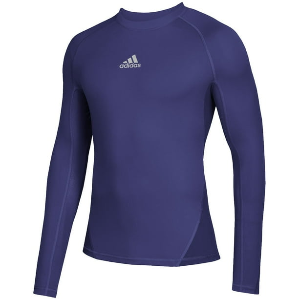 Men's Adidas AlphaSkin Sport Climawear Long Sleeve Shirt Purple Men's Adidas AlphaSkin Sport Climawear Long Sleeve Shirt Purple