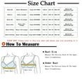 thumbnail image 2 of TAGOLD Womens Plus Size Bra Clearance,Summer Casual Bras for Womens, 3-Pack Women Sexy Butterfly Back Top Bra Wire Free Underwears Base Vest Style Sports Lingerie, 2 of 5