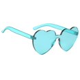 thumbnail image 1 of Gafas de Sol de Color Transparentes Transparentes Sin Montura UV400 Verde Yuyangstore Gafas de sol sin montura, 1 of 8