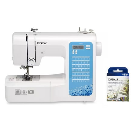 Brother CP80X Computerized Sewing Machine and SA5FTPKG 5-Foot Embellishment Pack