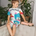thumbnail image 4 of Balery Gnomes Summer Conjunto de Pijama Infantil de Manga Corta con Estampado – Ropa de Dormir de Algodón Suave-XX-Large, 4 of 5