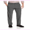 H M In Motion Performance Straight Fit Stretch Pants 38W-34L/Heather Gray