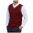 thumbnail image 2 of Valentines Day Sweater Sweaters for Men Cardigan Open Front Cardigan plus Size Fuzzy Sweater for Men Canoe Sweater Oversize Sweater Sweater Vests Light Sweaters for Men Summer Cute Sweaters for Men, 2 of 3