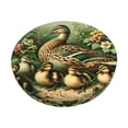 thumbnail image 2 of Round Bar Stool Seat Covers, Mallard Duck And Flowers Elastic Round Chair Cover Stool Seat Slipcover Bar Stool Cushions Round Pad for 12-14 inch, 2 of 7