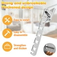 thumbnail image 2 of LNKOO Laundry Hangers Wall Mount Clothes Hanger Rack Laundry Room Clothes Hanger Wall Mounted Clothes Rack Stainless Steel Clothes Hooks with Swing Arm Laundry Hanger Dryer Rack Folding Hanger, 2 of 7