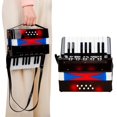 thumbnail image 3 of Mini Accordion Kids Juguete de instrumentos musicales para principiantes aficionados Negro CUTICAT acordeón de niños, 3 of 8