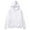 White, variant on DLfVUB Mens Zip Up Hooded Sweatshirt Long Sleeve Casual Solid Color Hoodie with Pocket Drawstring Fall Winter Outdoors Sweatshirts Tops Wine XXXL