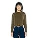 thumbnail image 3 of American Apparel Pull-Over à Manches Longues pour Femmes, Pêcheur Raccourci, Armée, Très Petit, 3 of 4