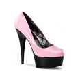 thumbnail image 2 of PLEASER DELIGHT-685 Women 6" Heel 1 3/4" Platform Dress Plain Office Pump, 2 of 2